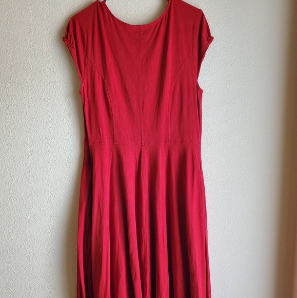 eshakti Dresses Eshakti Red Dress With Pockets Poshmark